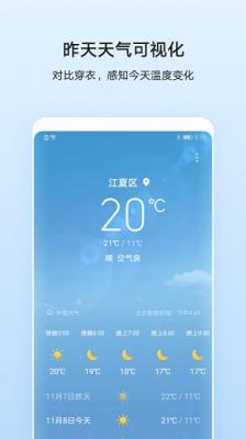 华为天气app截图1