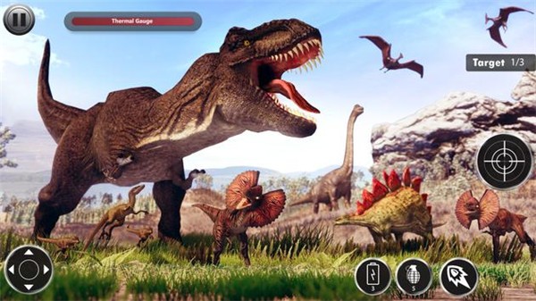 野生恐龙狩猎3D截图1