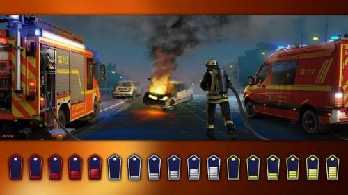 112消防车模拟救援