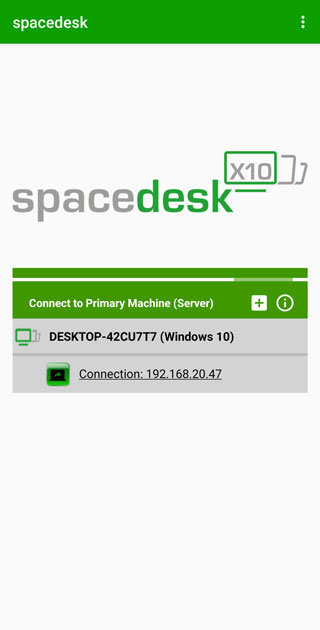 spacedesk平板端截图2
