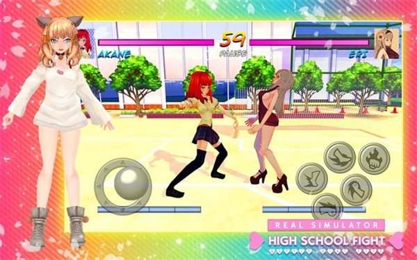 高中女生战斗模拟器手机版截图2