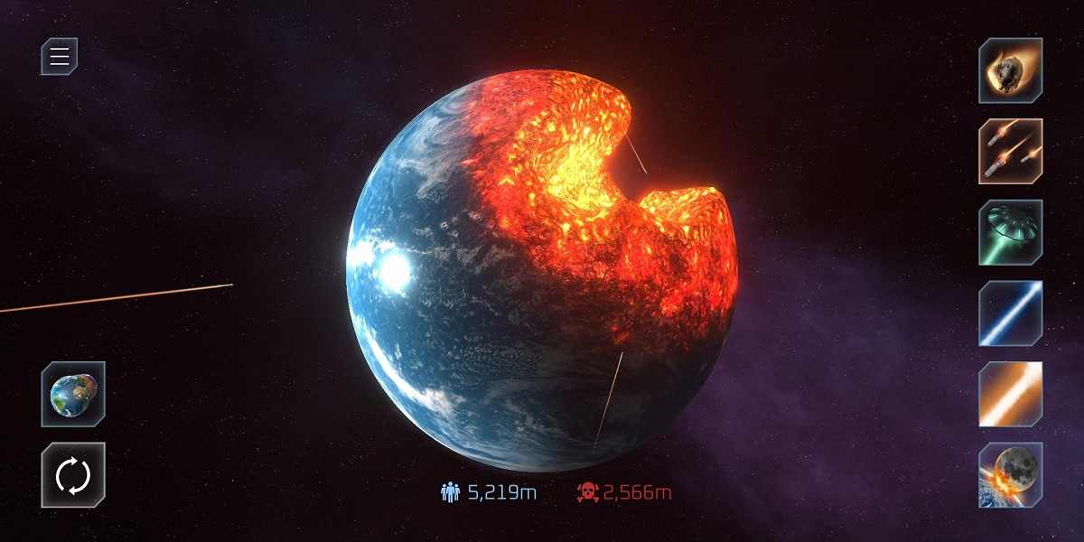 星球爆炸模拟器截图2