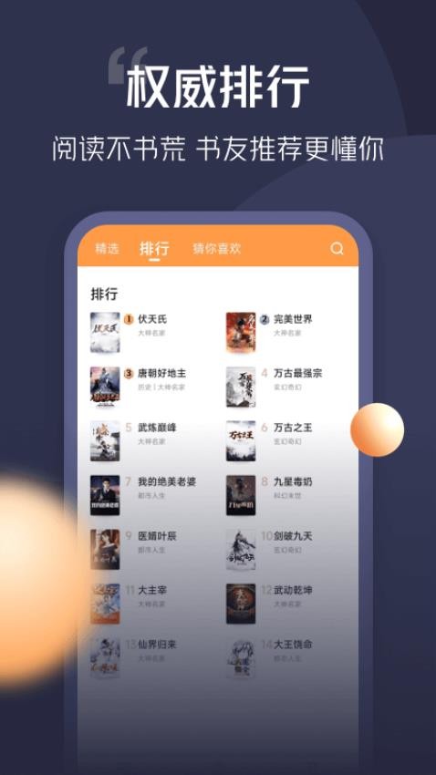 青橙小说app截图1