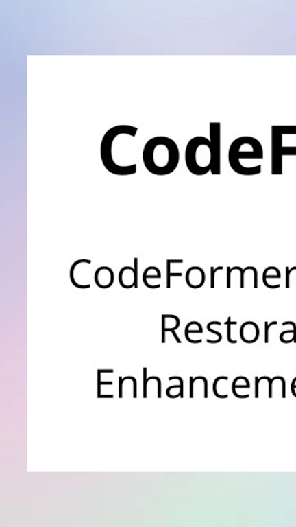 codeformer安卓版